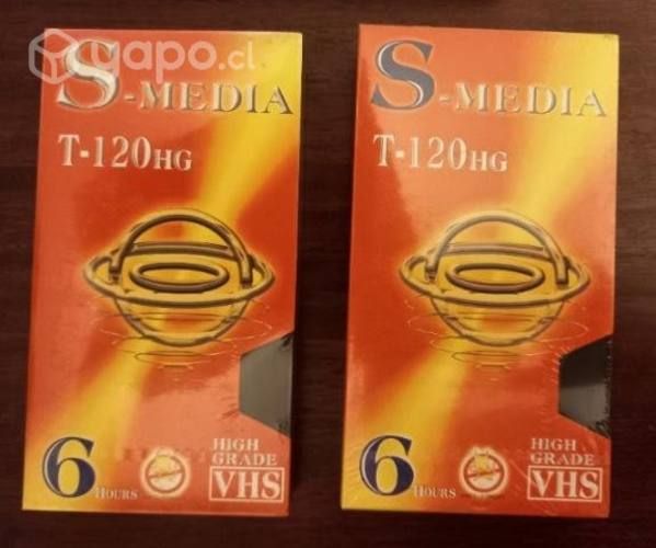 Cintas VHS virgenes nuevas