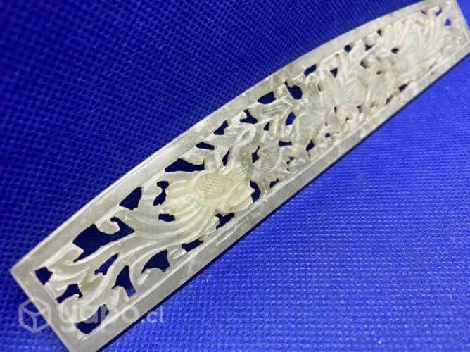 Antiguo Jade Chino Decoración Tallado a mano