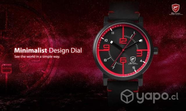 Reloj Shark Deportivo y Exclusivo analogico 3D