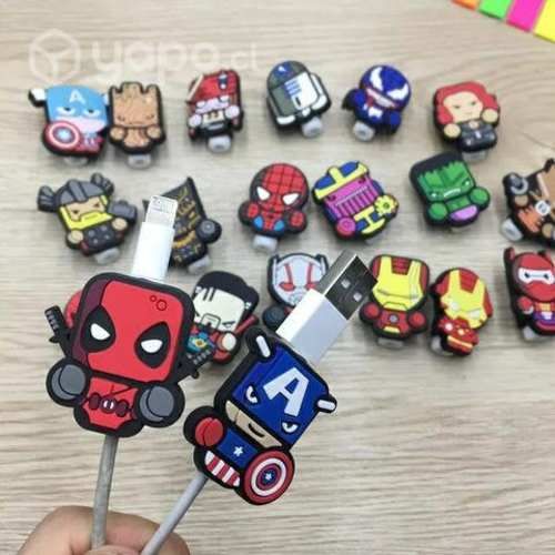 Protector de cables para celular MARVEL y DISNEY