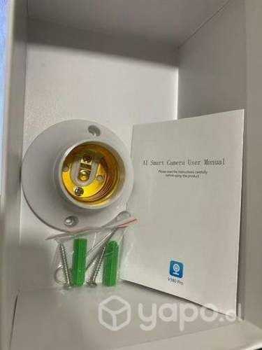 Ampolleta Led Con Cámara 360° Hd Wifi