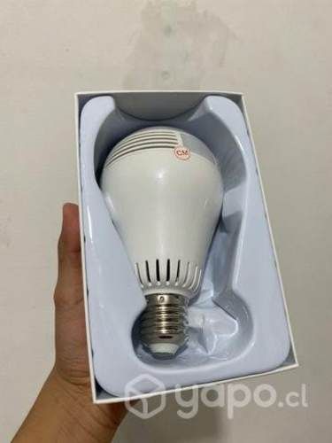Ampolleta Led Con Cámara 360° Hd Wifi