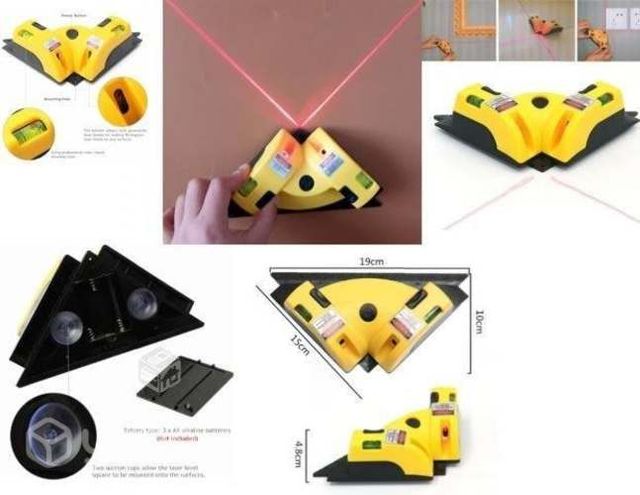 Nivelador Laser Escuadra Regla En 90 Grados.