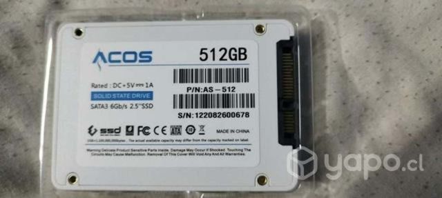 Disco duro estado sólido 512gb