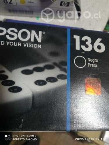 Tinta Epson 136 packs doble original