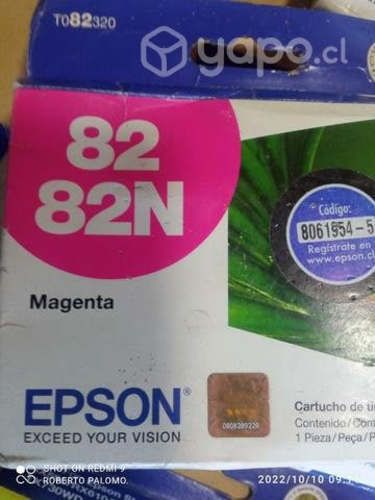 Tintas Epson 81ny 82n para T50 colores originales