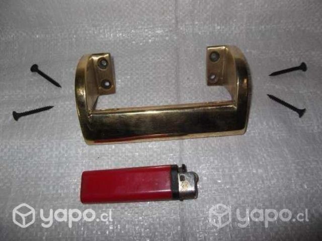 Antigua Manilla De Bronce Macizo Pulido