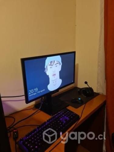 Pc gamer + teclado rgb mecanico + monitor 144 hz