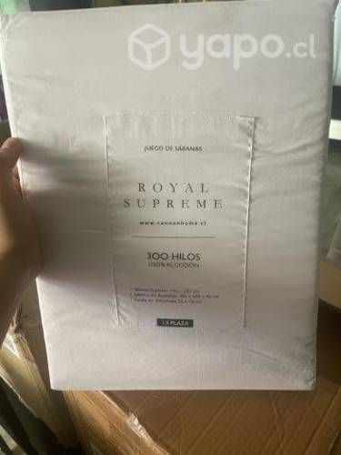 Sábanas cannon plaza y media