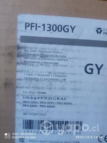 Tinta canon pfi 1300gy original de 330ml