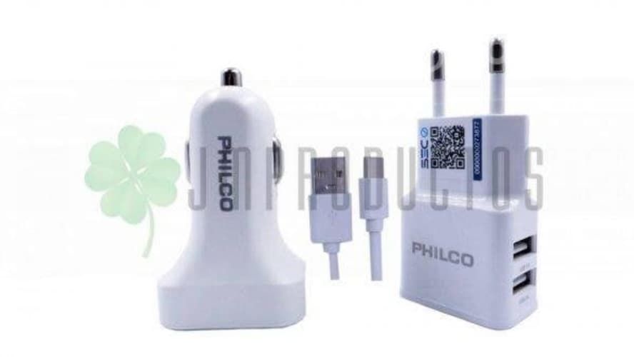 Cargador Type C 3 en 1 Philco Muro Y Auto