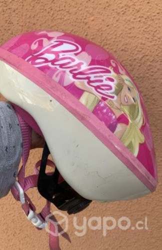 Casco bicicleta barbie