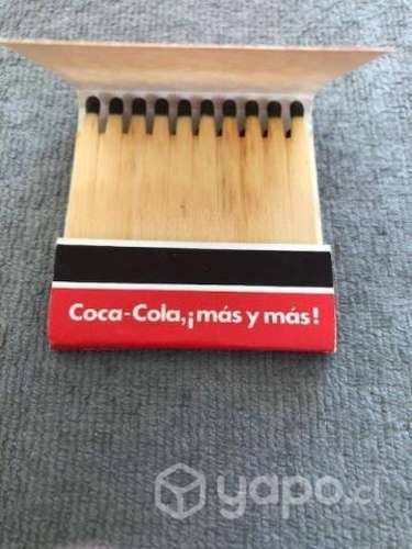 Cajetilla de fósforos coca cola nueva impecable