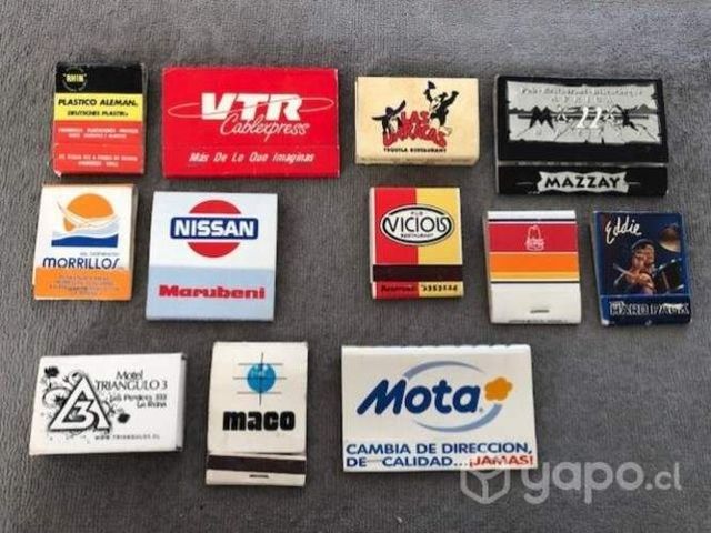 Cajetillas de fósforos de colección muy difíciles