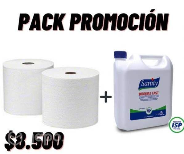 Toalla nova alta resistencia + papel higiénico