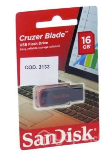 Pendrive 16GB Sandisk, Cruzer Blade