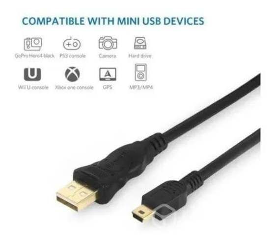 Cable USB De Control PlayStation 3 Ps3 Mini USB V3