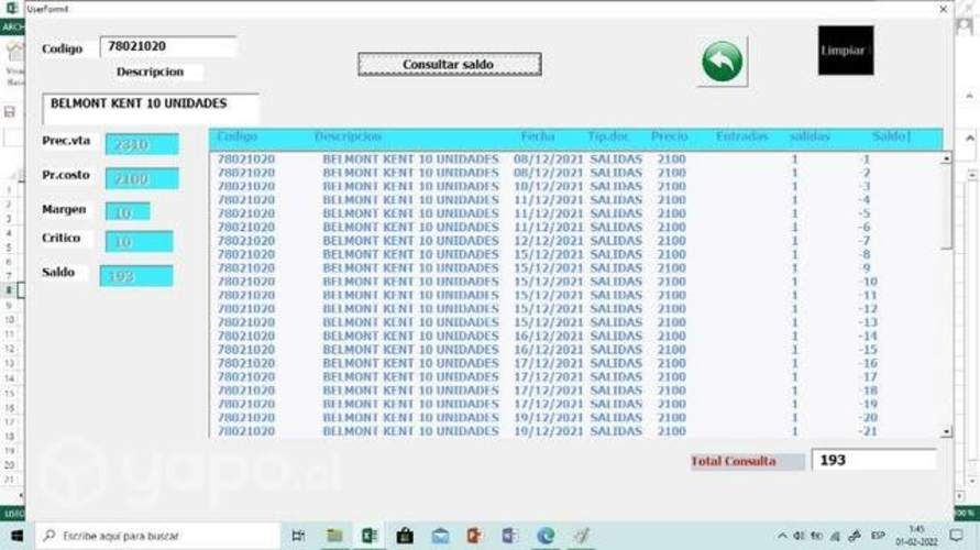 Consultor de precios de almacenes