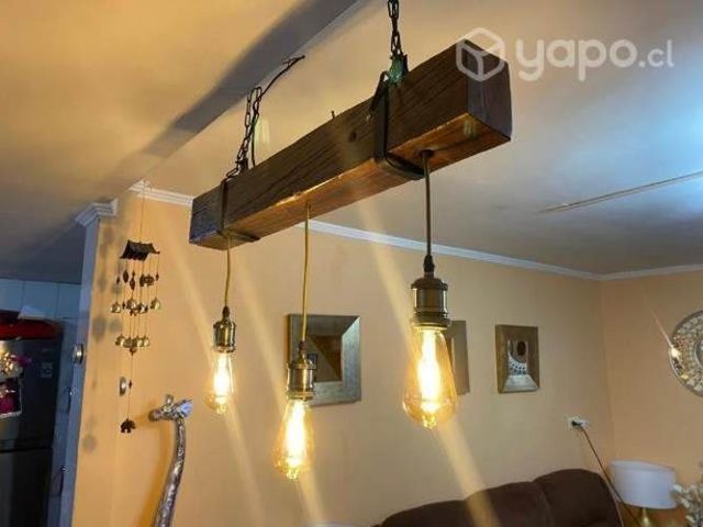 Lampara colgante de roble pellin