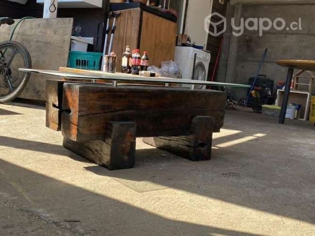 Mesa de centro rústica