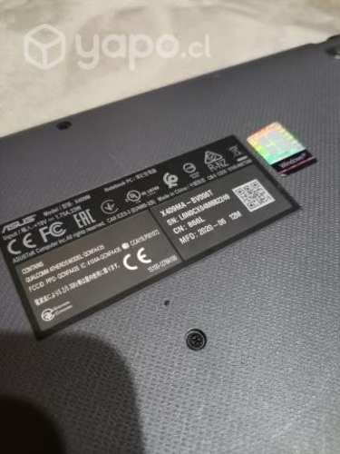 Notebook Asus sin detalles precio conversable
