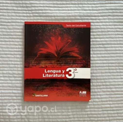 Libro lenguaje, Santillana 3ro medio