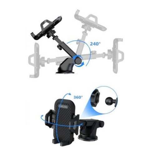 Soporte De Auto Negro Rotación de 360°