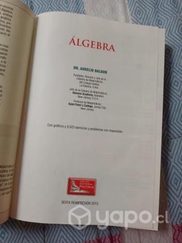 Álgebra de Baldor con CD