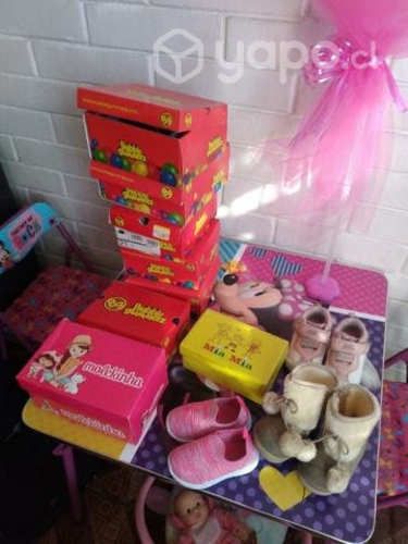 Zapatillas, botas , chalitas talla 21 niña