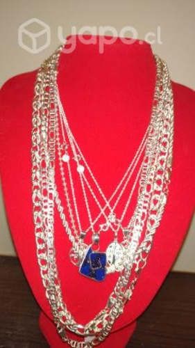 cadenas y collares de plata