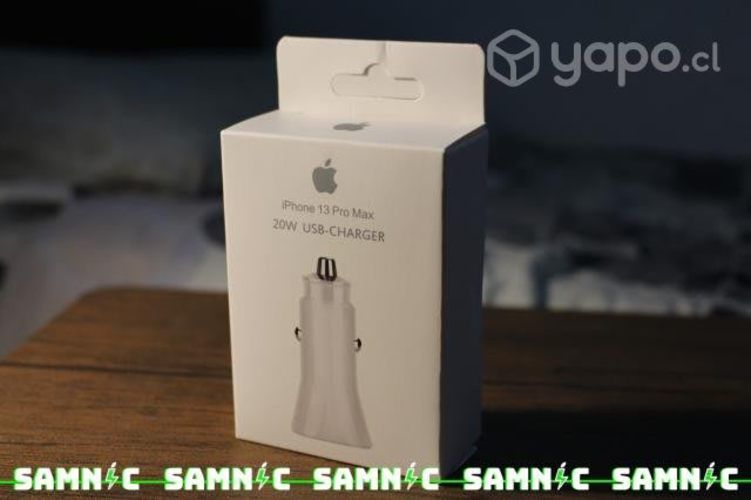 Cargador iPhone Auto 20w