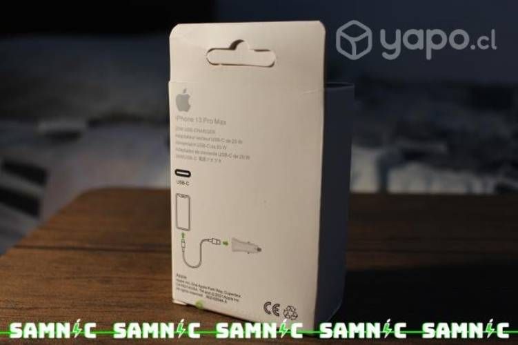 Cargador iPhone Auto 20w