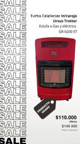 Estufa a Gas - Calefactor Infrarojo