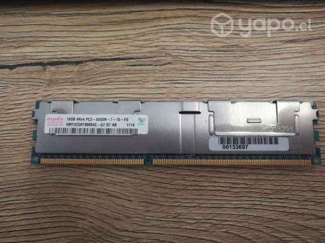 Memoria ram Hynix 2 unidades 16 GB 4rx4 PC3 8500R
