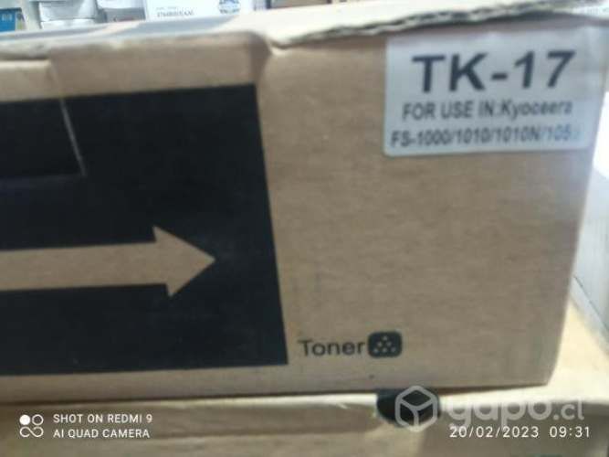 Toner Kyocera tk17 black original