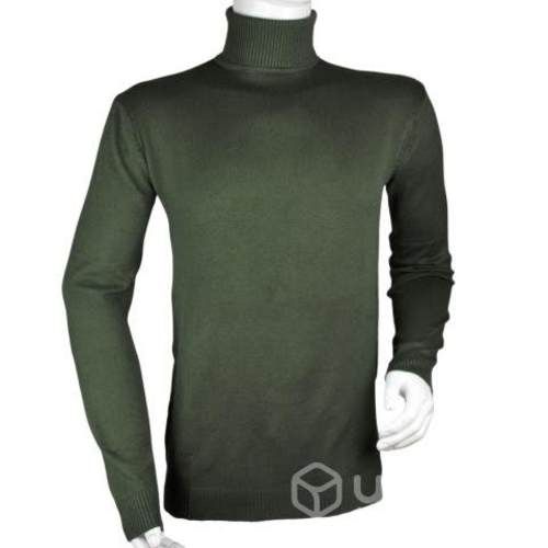 Sweater Verde New Hilo Fino Cuello Alto M-L-XL-XXL