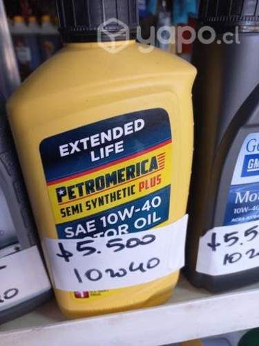 Aceite 10w40 petroamerica semi sintetico 1 litro