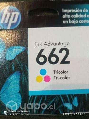 Tinta HP 662 color original