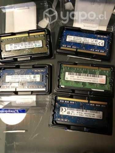 Memoria Notebook variadas. Valor por unidad.
