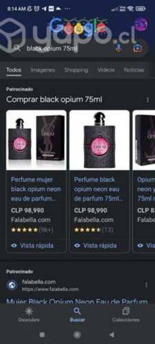 Perfume Black Opium 75ml original