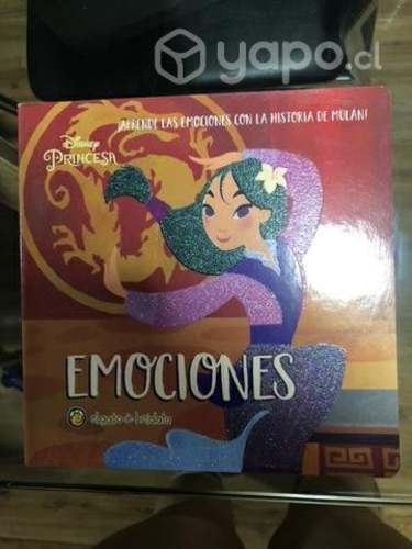 Libro emociones de princesas de Disney