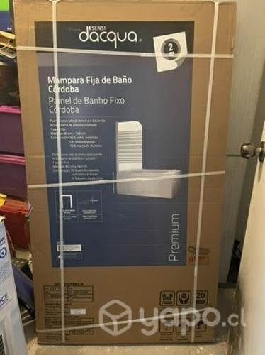 Mampara de vidrio para ducha