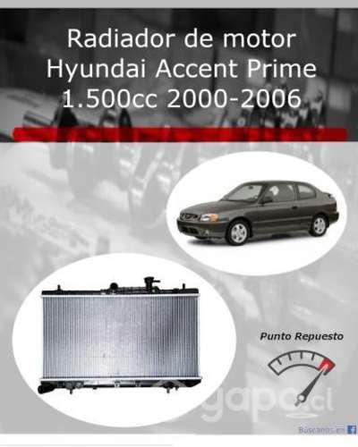 Radiador Hyundai Accent Prime 1500