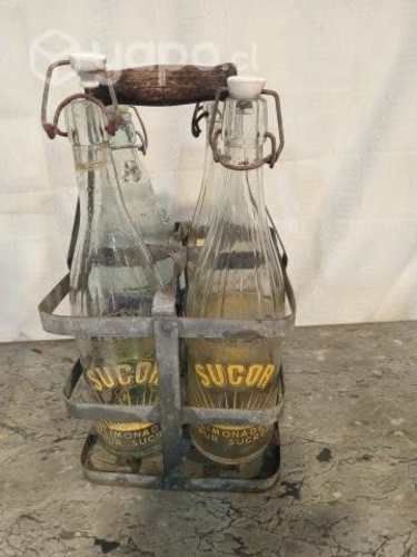 De coleccion : Antiggua jaba francesa 4 botellas