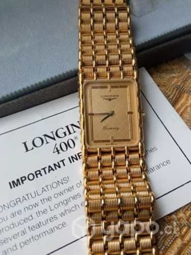 LONGINES laminado oro 18K. Modelo 400