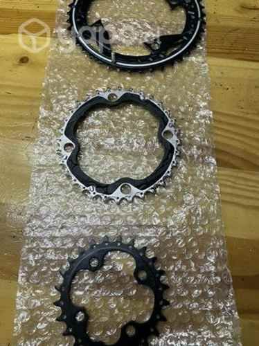 Kit platos volante shimano deore aluminio