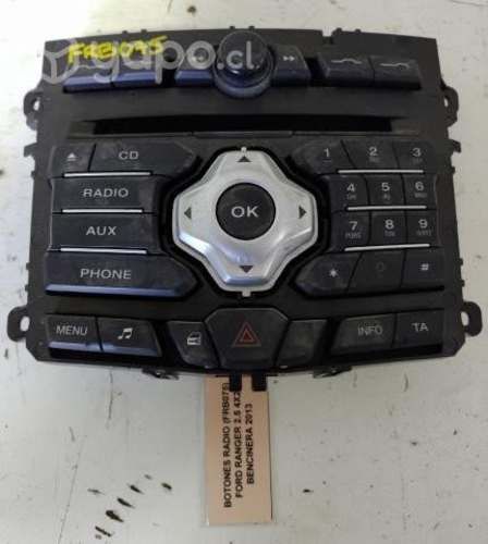 Botones Radio (FRB075) Ford Ranger 2.5 4x2 Bencine