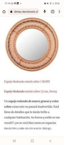 Espejo Cobre