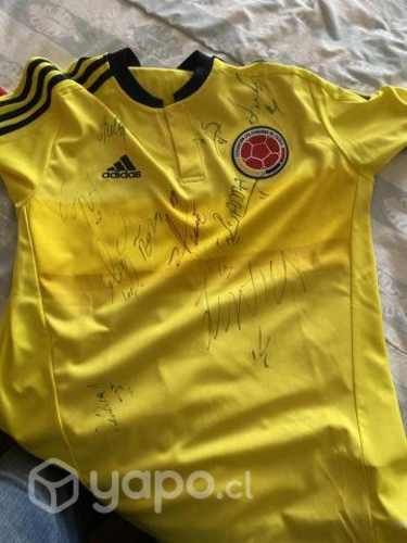Camisa seleccion colombia firmada 2015