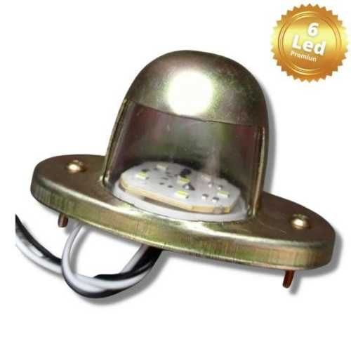 Foco Luz De Patente 6 Led 12 Voltios Vintage Camio